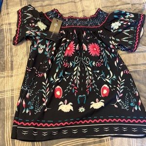 Kara & Kate boho top..NEW WITH TAGS!..size Small